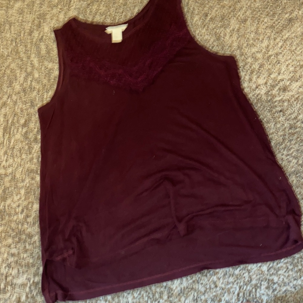 H&M womens tank top blouse